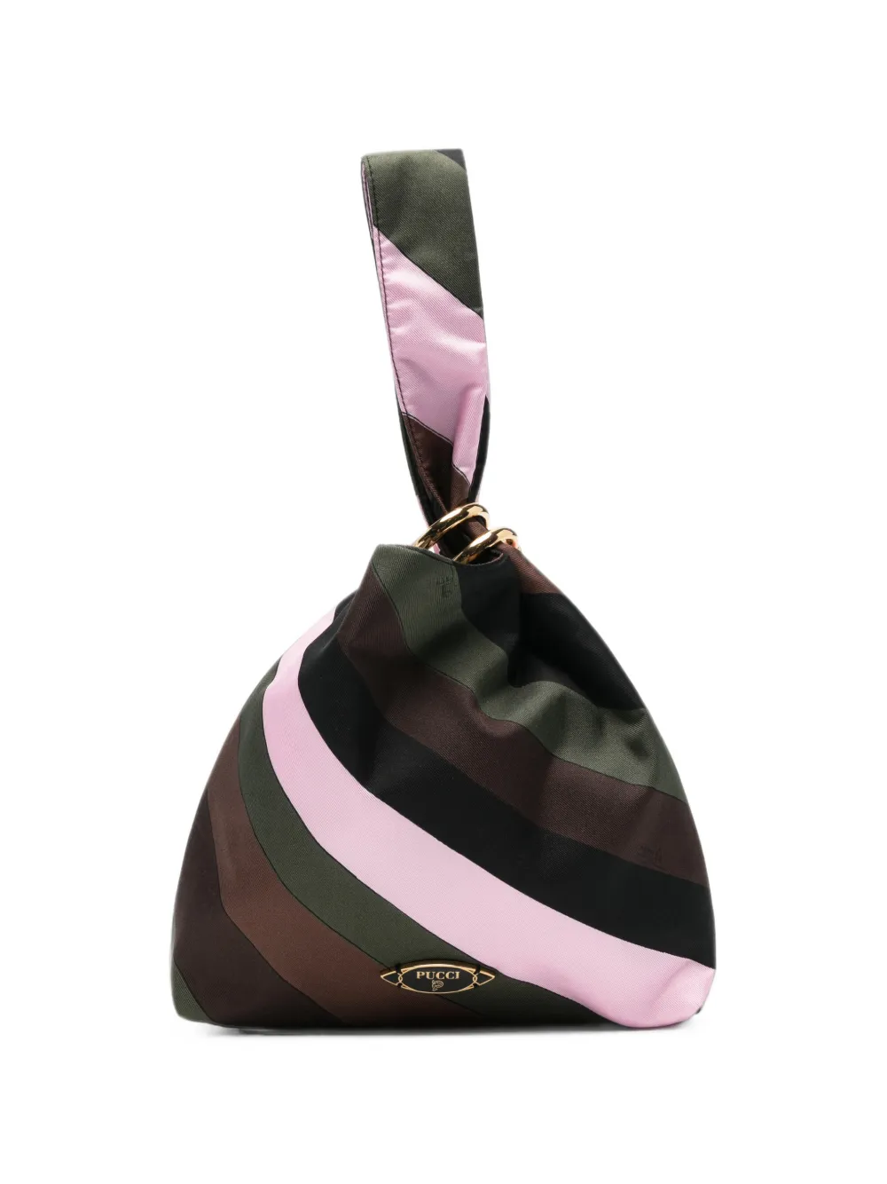 PUCCI printed silk-twill pochette
