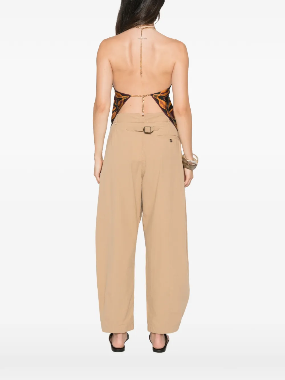 PUCCI Top met halternek Beige