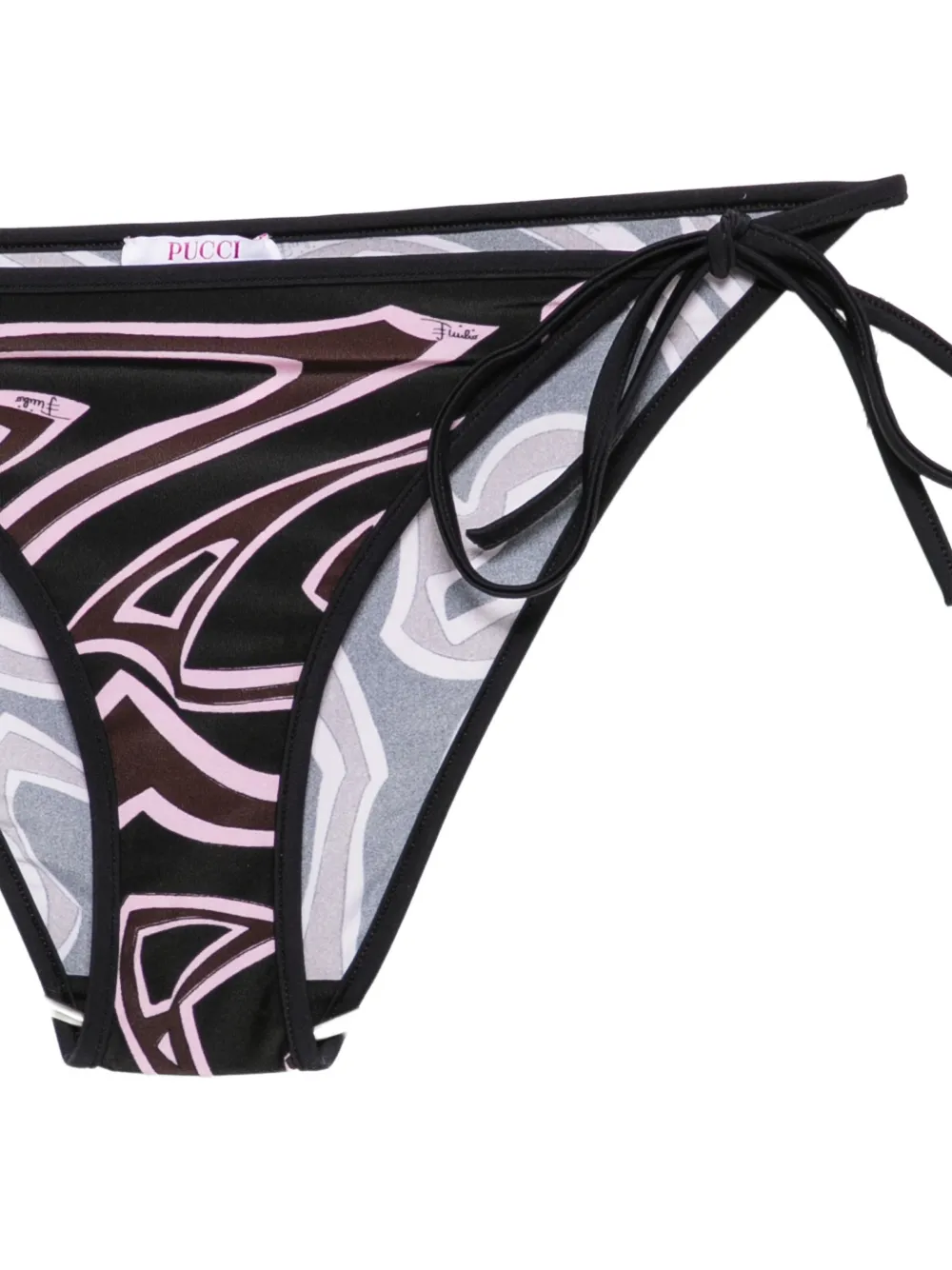 PUCCI Bikinislip met Labirinto-print Zwart