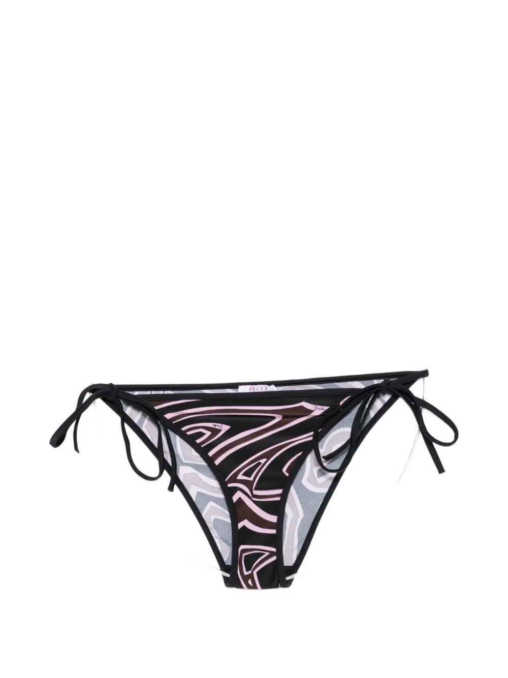 PUCCI Iride-print side-tie bikini bottoms