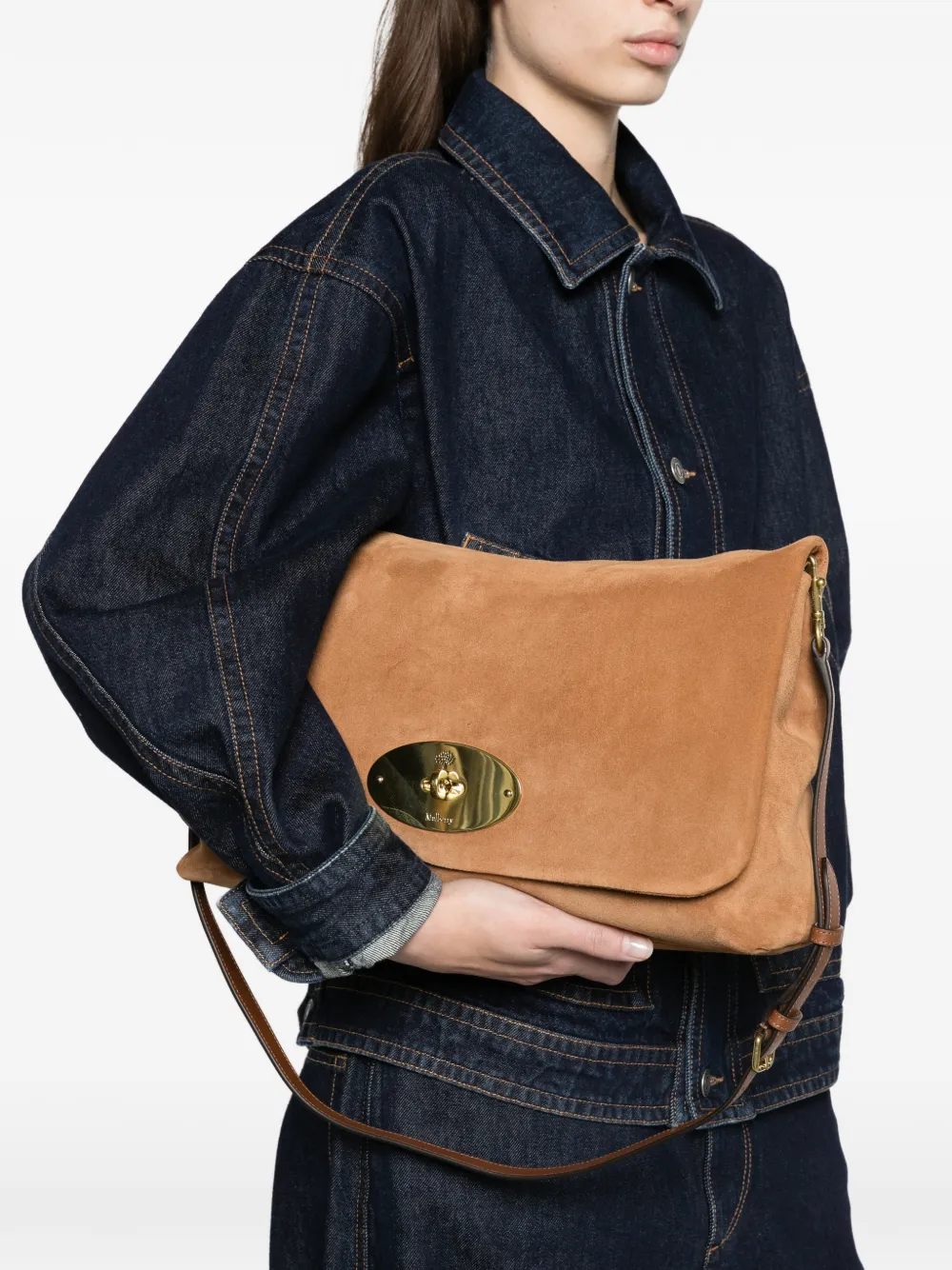 Mulberry large Delilah bag Beige