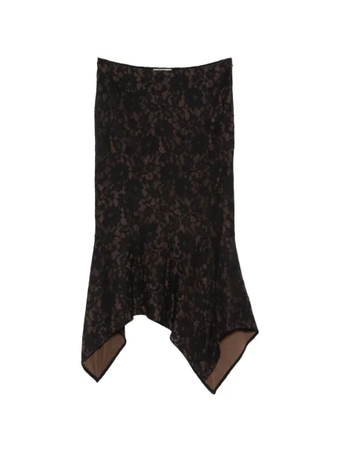 De La Vali Faela midi skirt in black lace