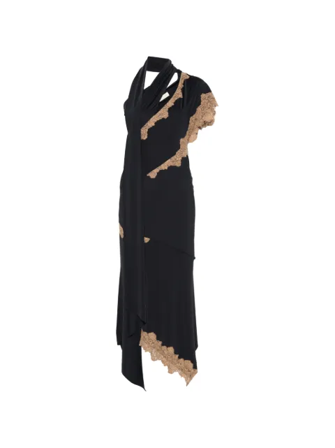 De La Vali Cosima SS satin maxi dress
