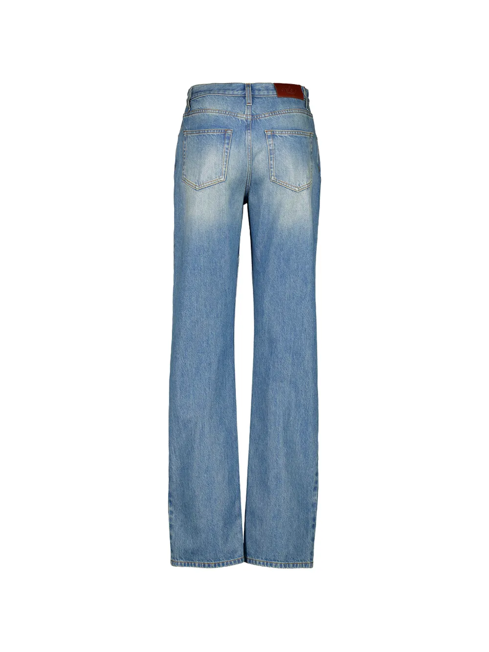 Gucci Straight jeans met vervaagd effect Blauw