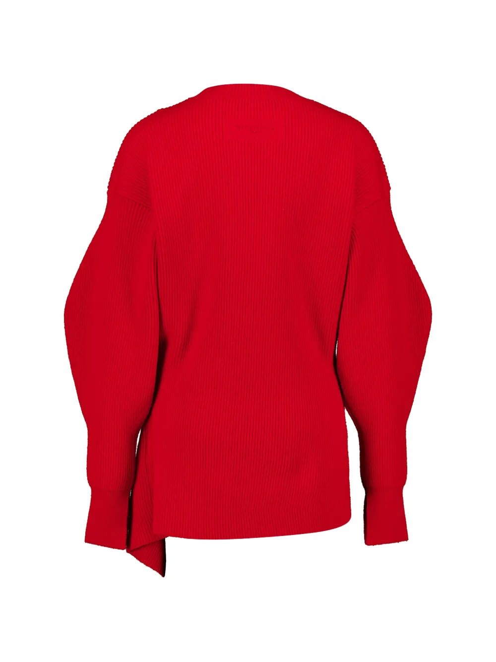 Givenchy Asymmetrische trui van wol en kasjmier Rood