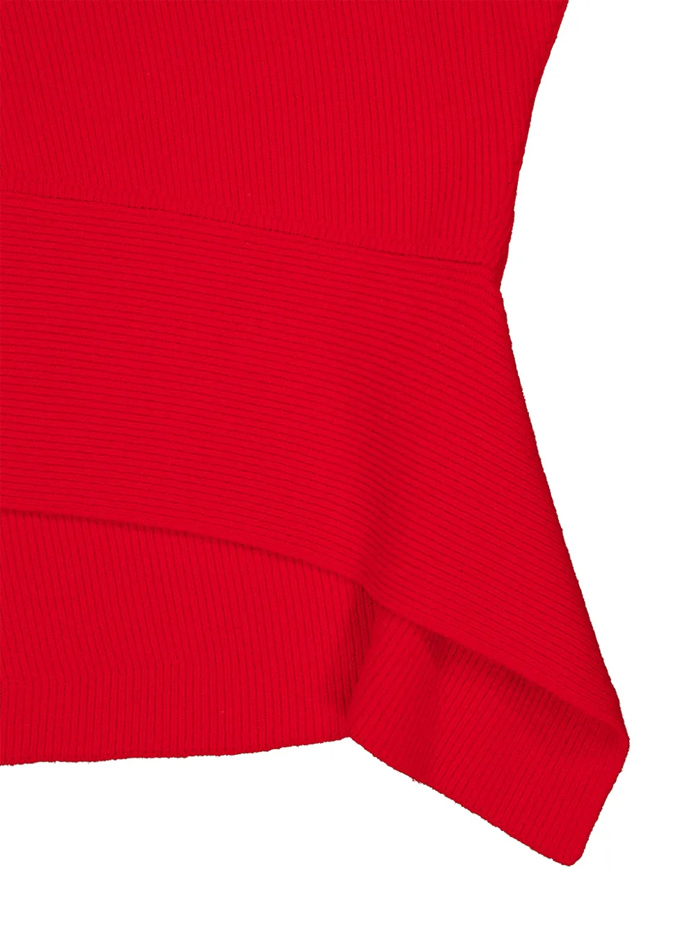 Givenchy Asymmetrische trui van wol en kasjmier Rood