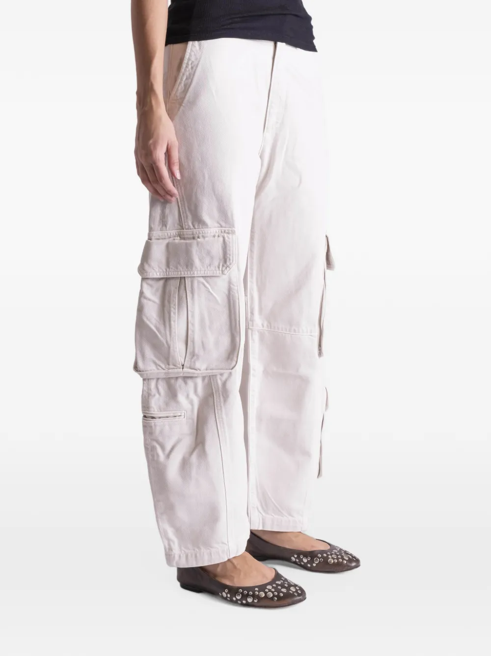 AGOLDE Ambika Utility cargobroek Beige