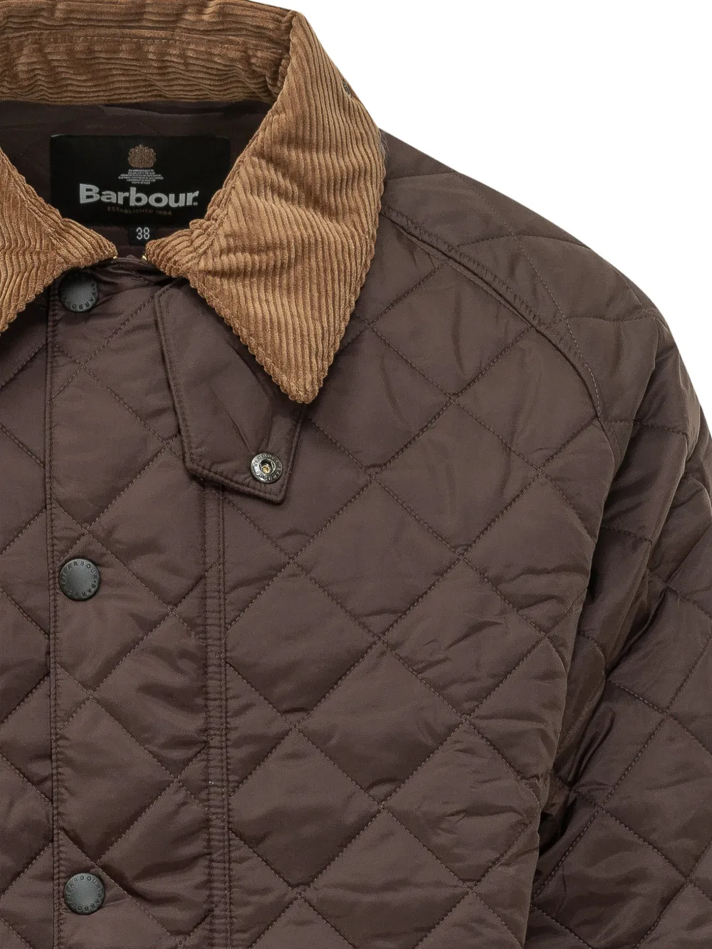 Barbour Transport gewatteerd jack Bruin