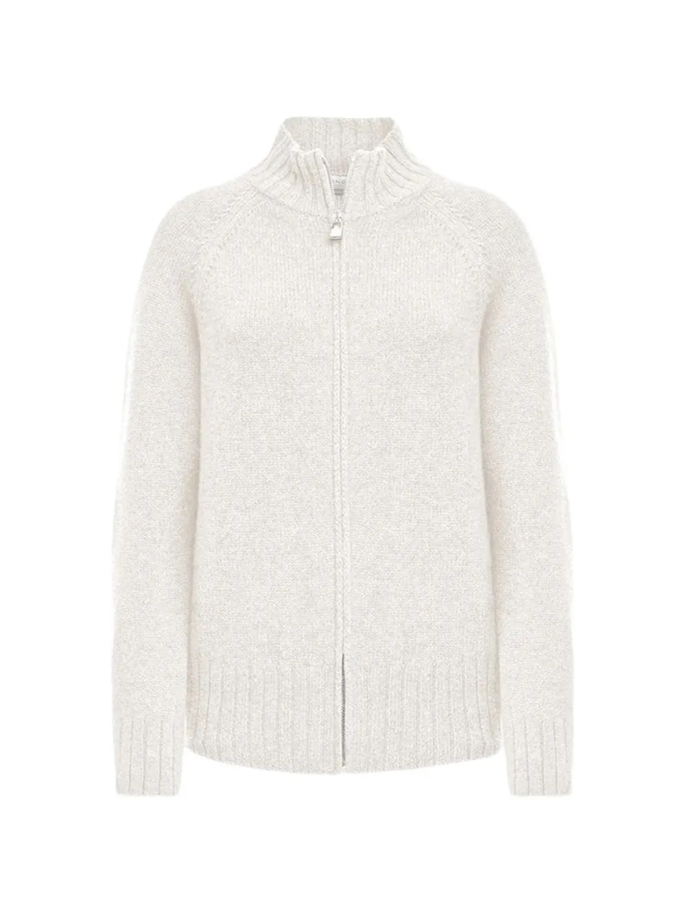 Malo ribbed-trims cardigan - Weiß
