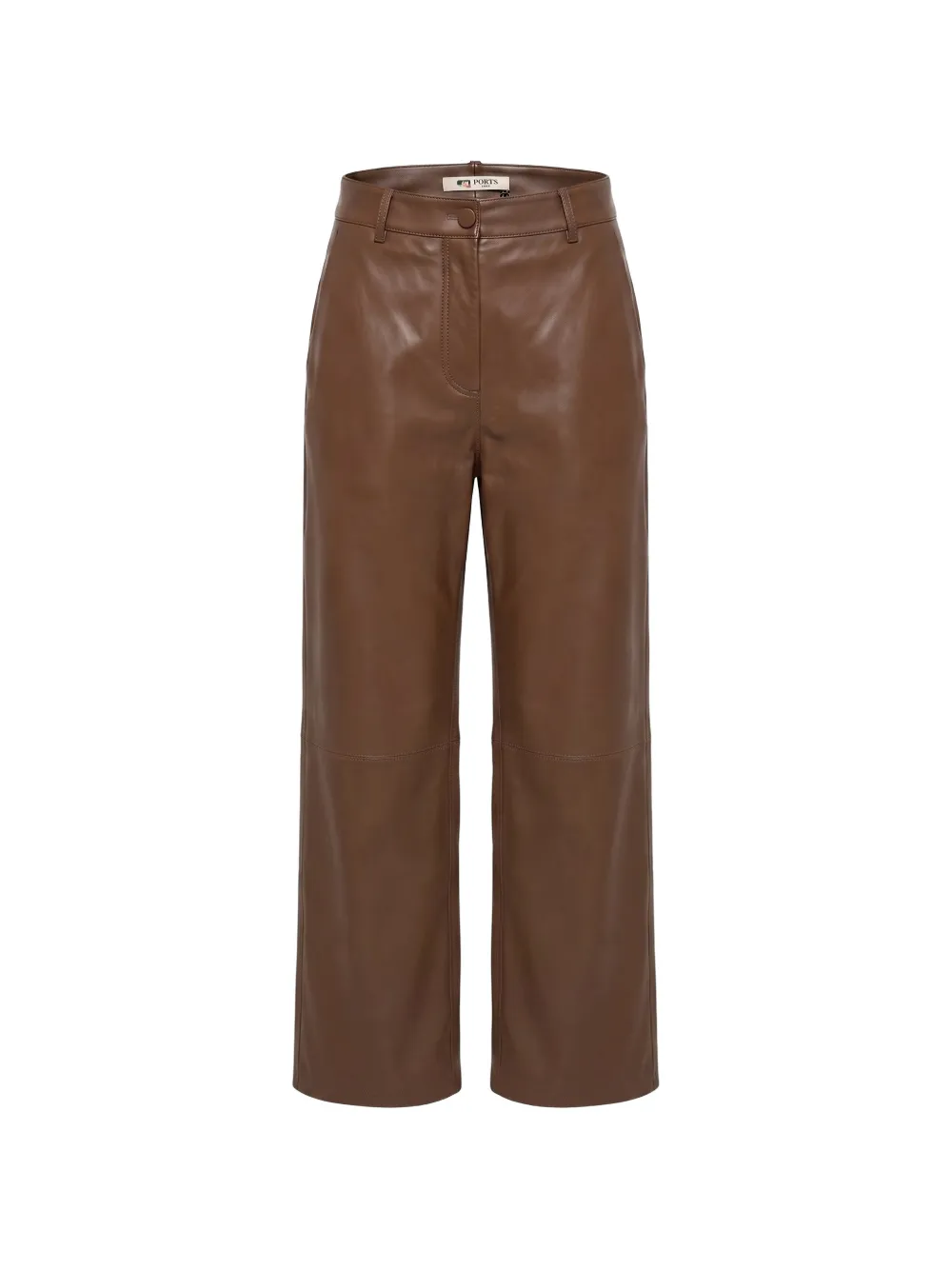 Ports 1961 leather wide-leg trousers
