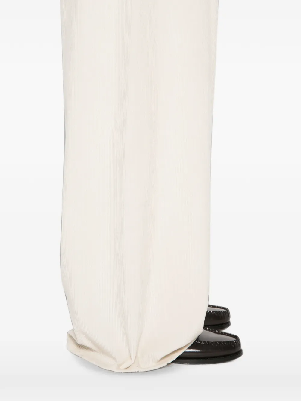 Dusan Broek met elastische taille Beige