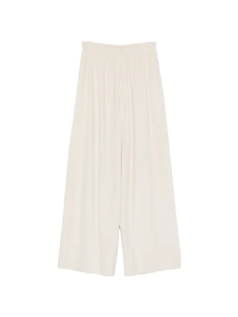 Dusan elasticated-waist wide-leg trousers