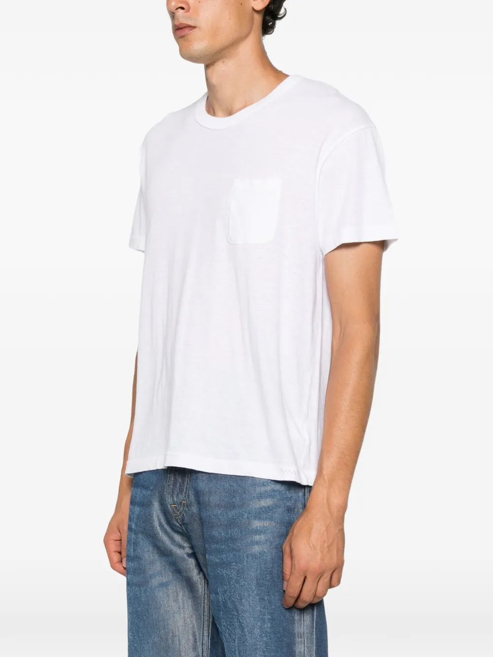 visvim Sublig Jumbo II pocket T-shirt (set of three) Blauw