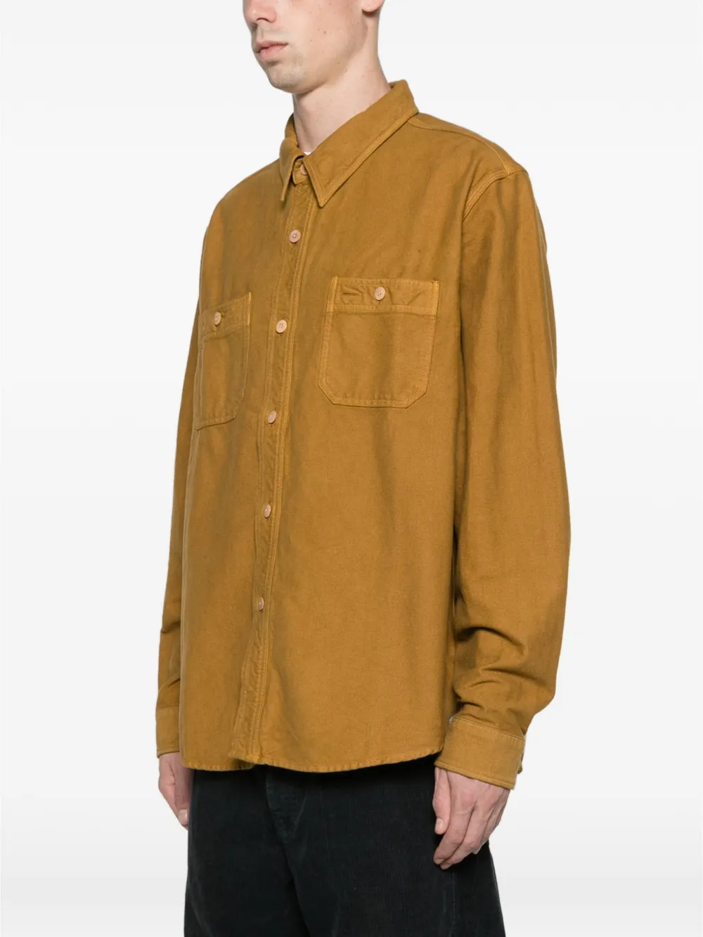 visvim Larrikan long-sleeve shirt Geel