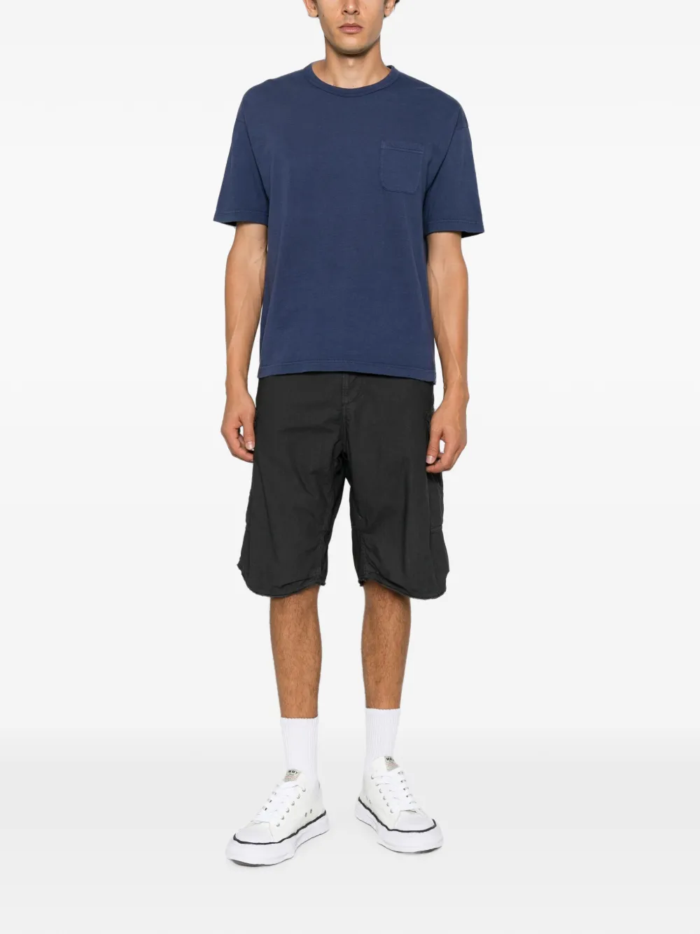 visvim Jumbo chest-pocket T-shirt Blauw