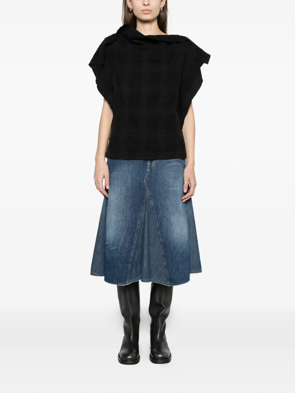 OUR LEGACY raw top Zwart