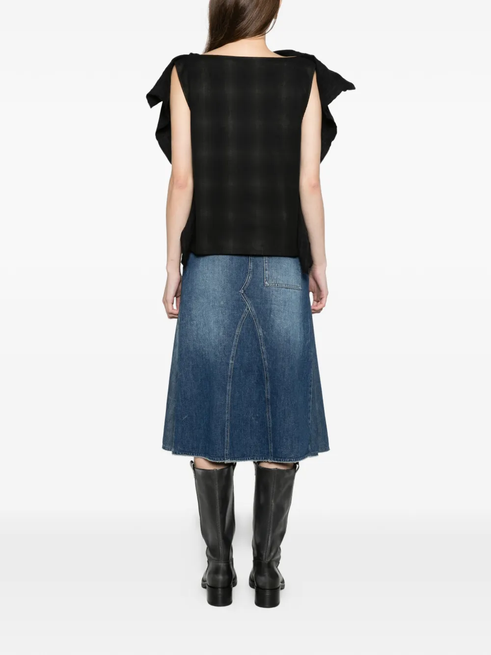 OUR LEGACY raw top Zwart
