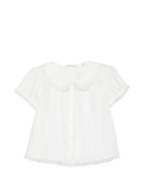 DÔEN Karina ruffled-trim top