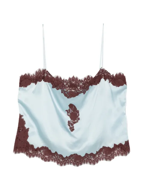 DÔEN Avelaine lace-trim top