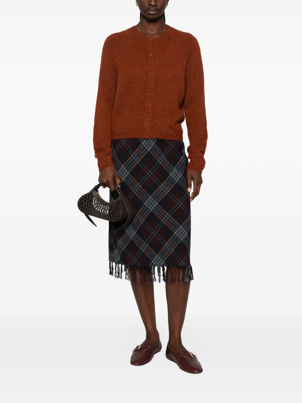 Dôen Peroline Cardigan in Orange, view 2