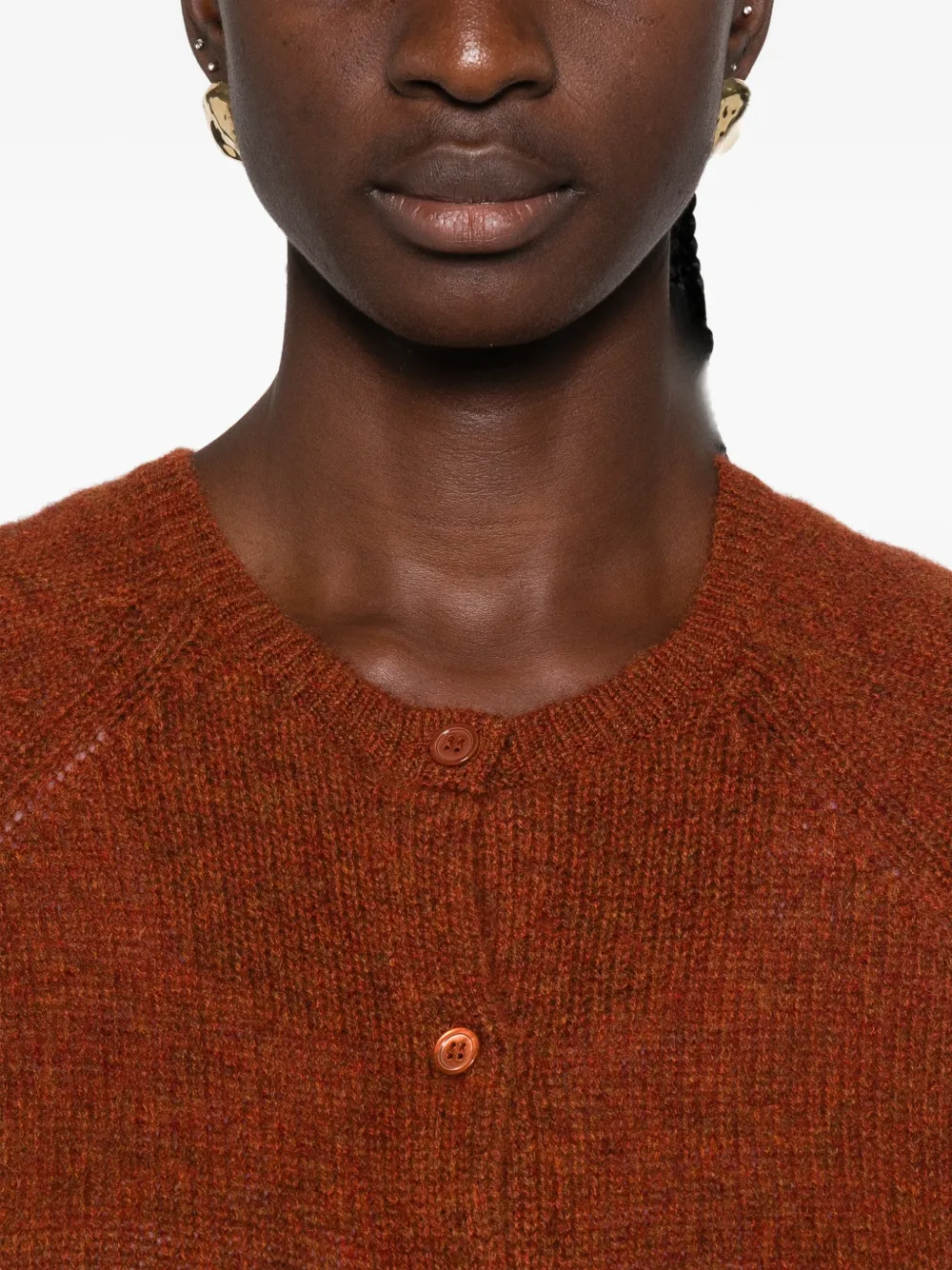 Dôen Peroline Cardigan in Orange, view 5