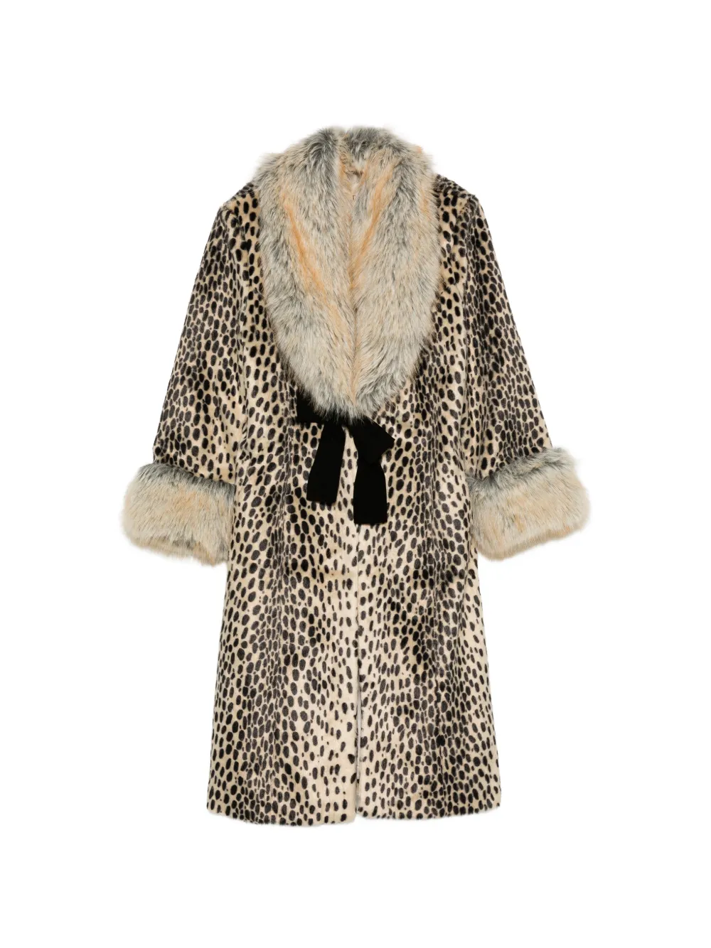 ducie Sabina faux-fur coat - Toni neutri