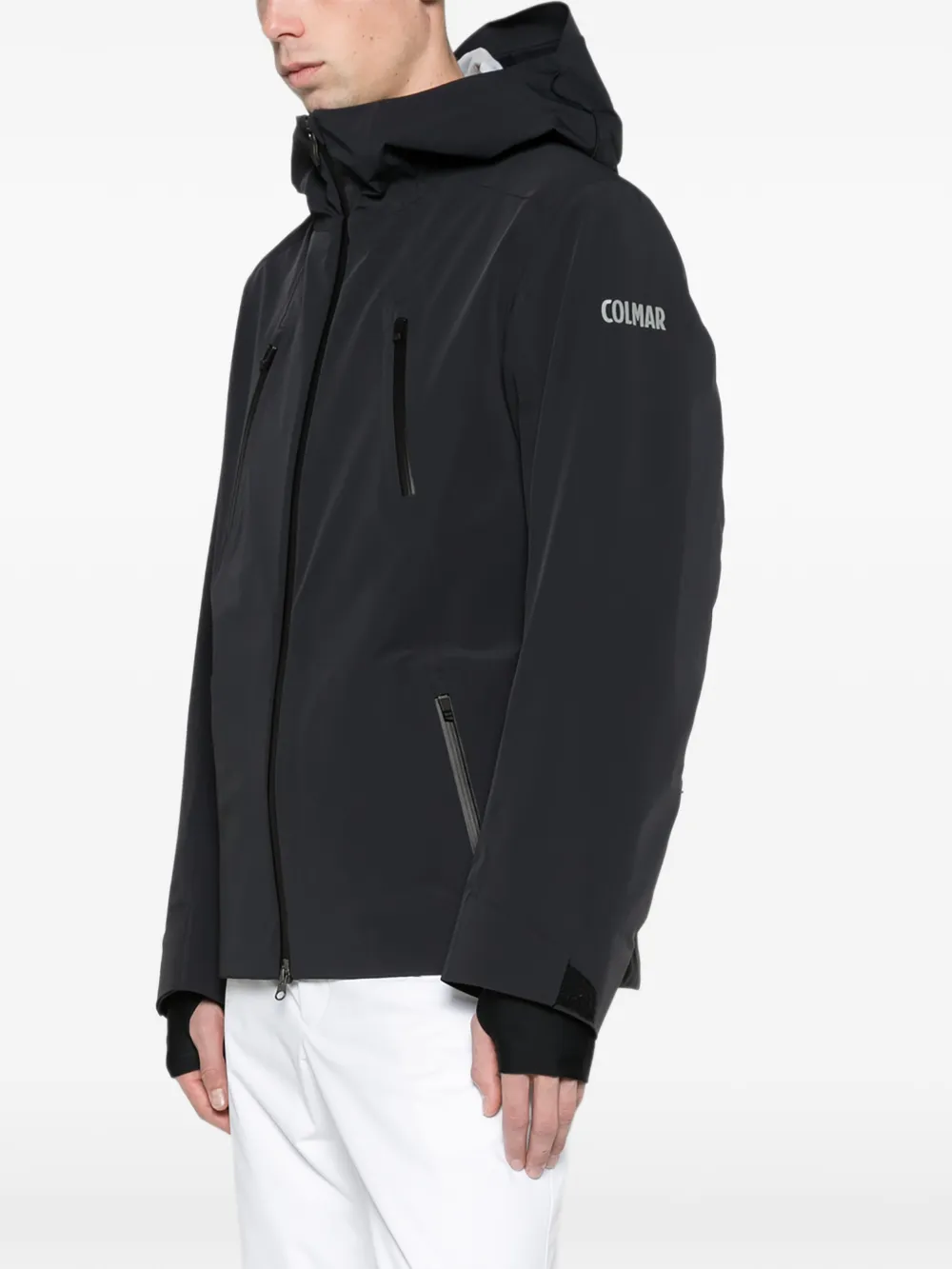 Colmar padded 3L ski shell jacket Zwart