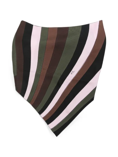 PUCCI bandana de seda y sarga estampada