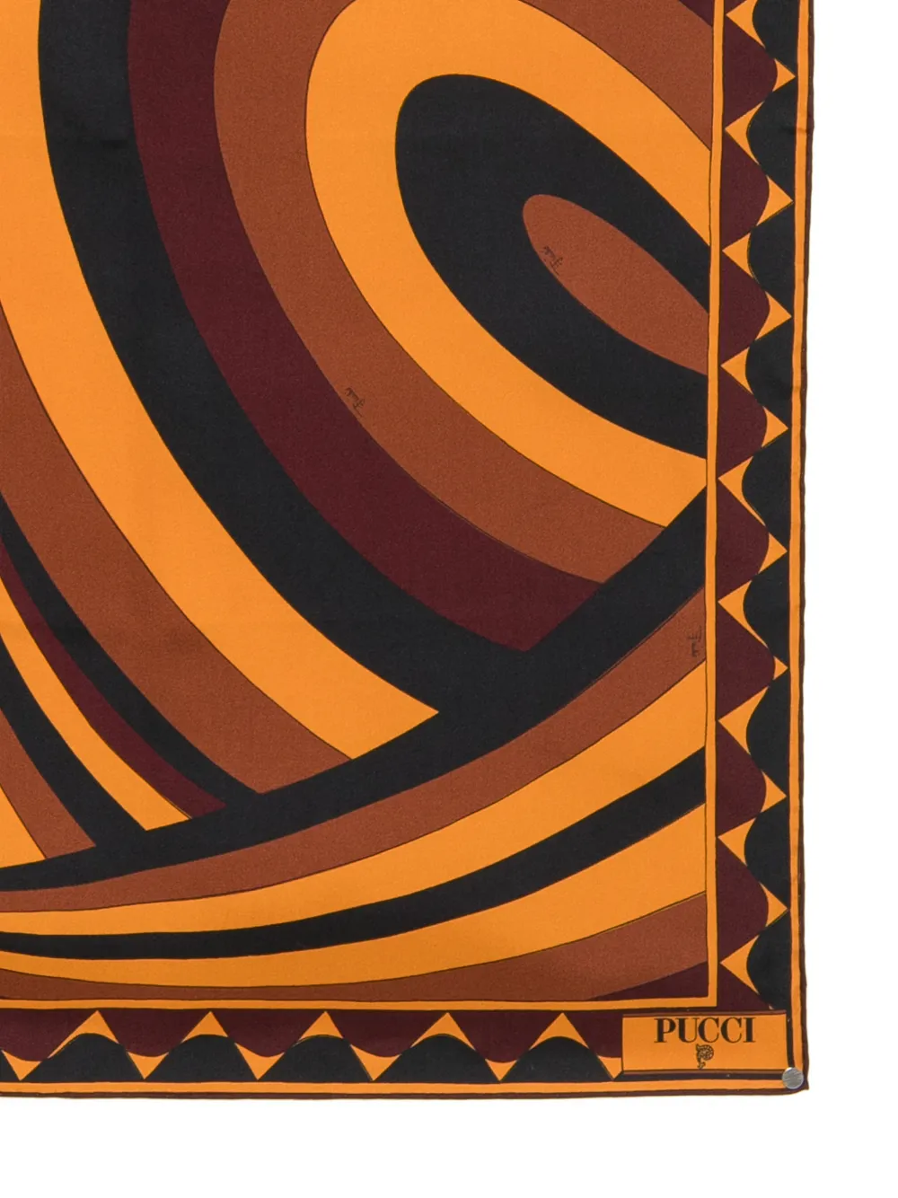 PUCCI Sjaal met geometrische print Oranje