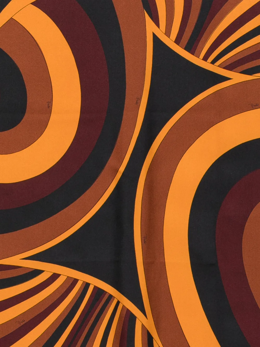 PUCCI Sjaal met geometrische print Oranje