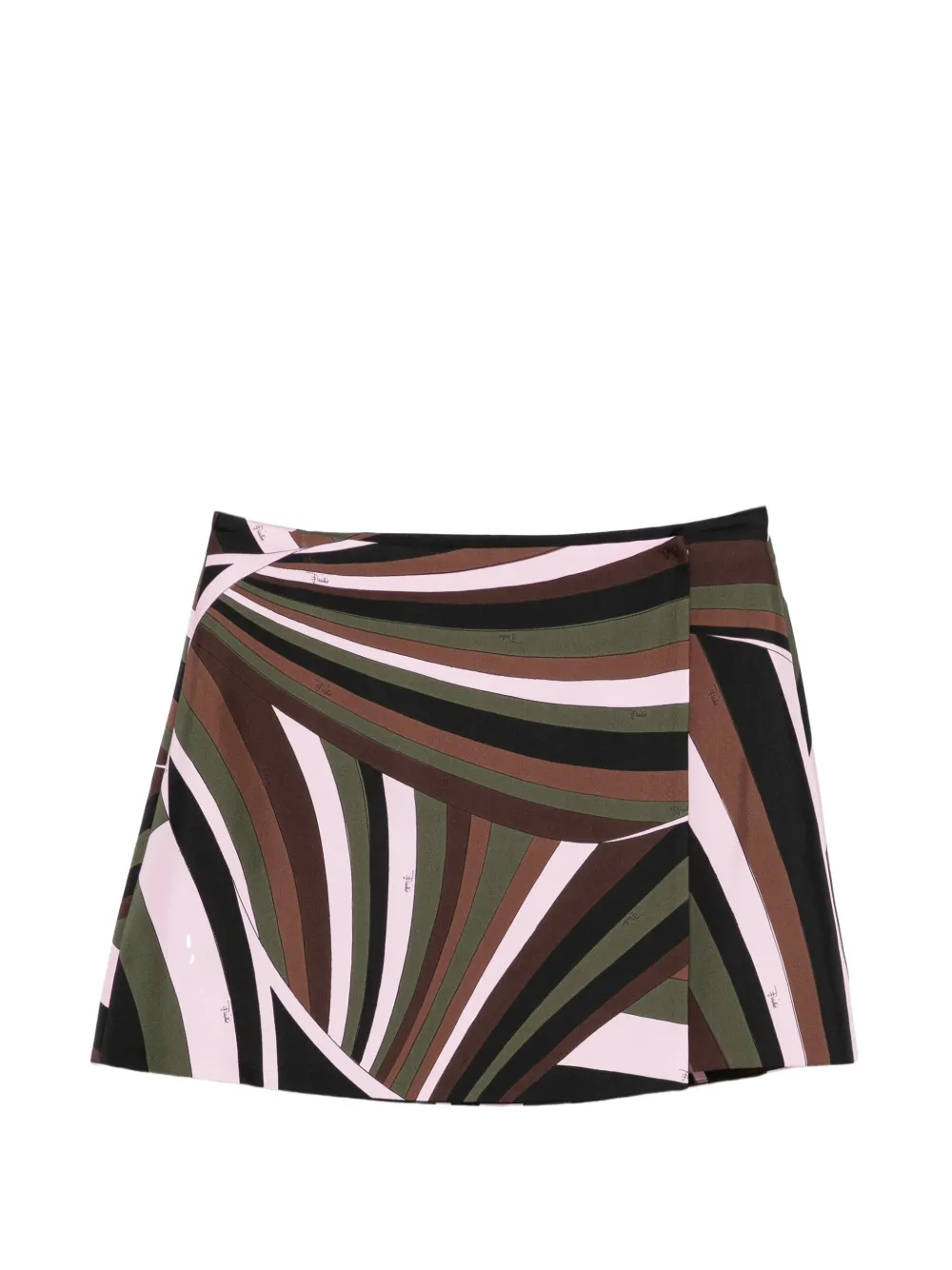 PUCCI minijupe portefeuille à imprimé Iride - Noir PUCCI minijupe portefeuille à imprimé Iride - Noir