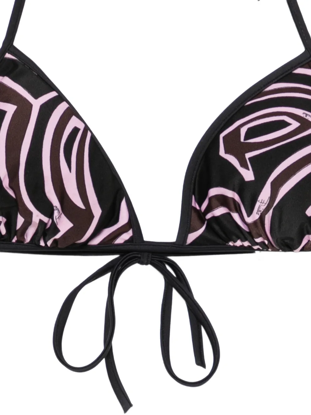 PUCCI Bikinitop met Labirinto-print Zwart
