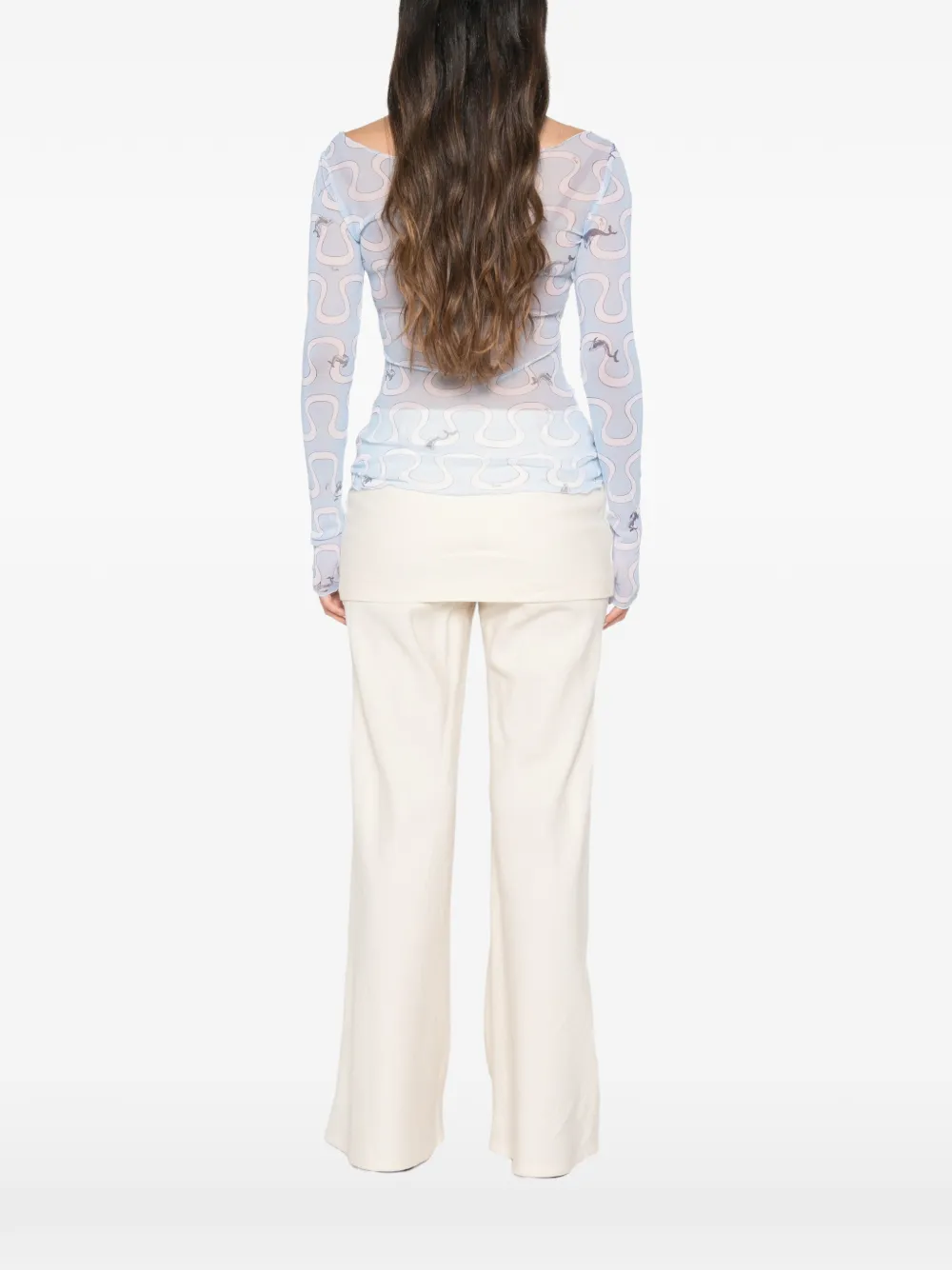PUCCI Top met print Blauw