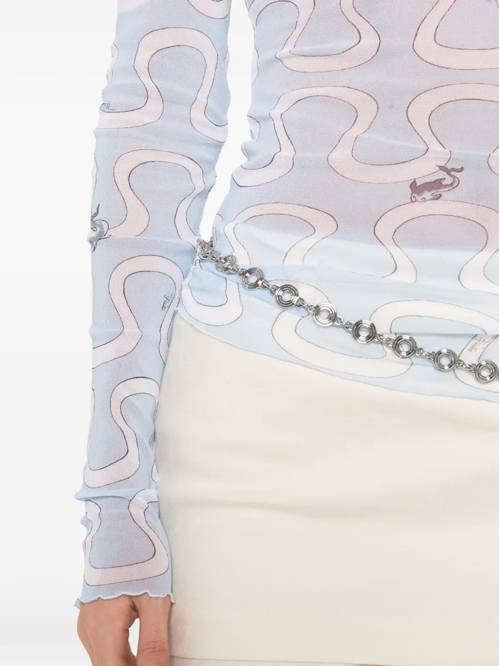 PUCCI Top met print Blauw