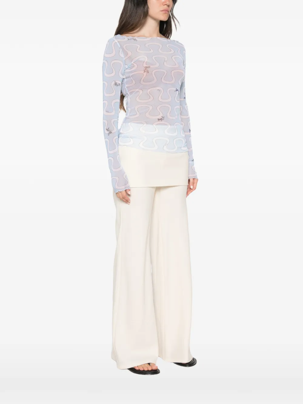 PUCCI Top met print Blauw
