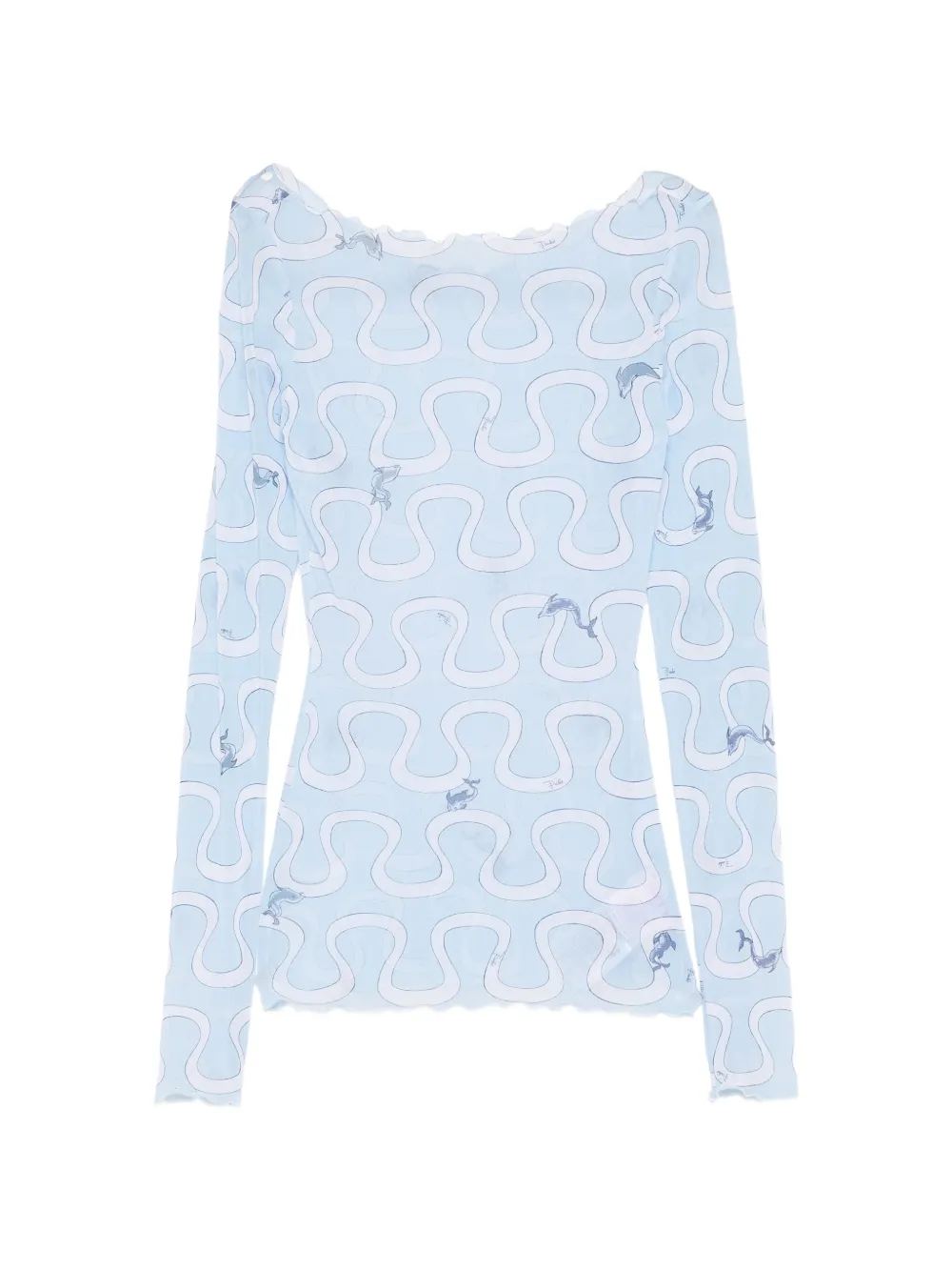 PUCCI graphic-print long-sleeve top