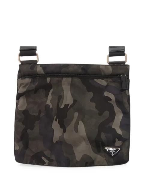 Prada Pre-Owned 2013-2026 Tessuto Camouflage Zip Top crossbody bag