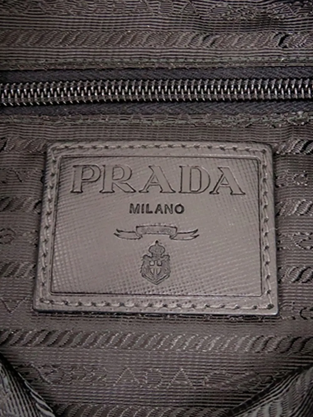 Prada Pre-Owned 2013-2026 Tessuto Camouflage crossbodytas met rits Groen
