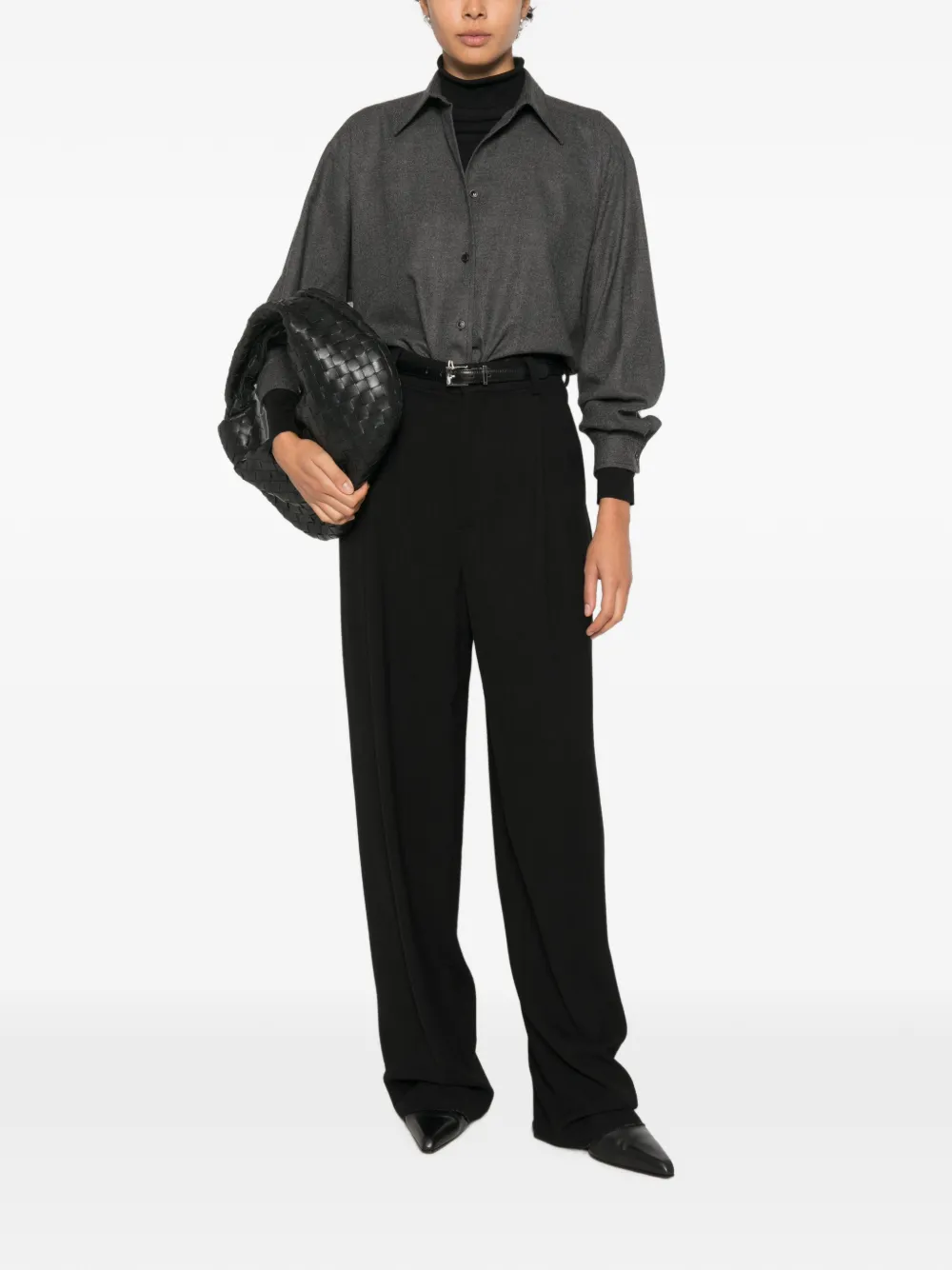 Dusan Button-down blouse Grijs