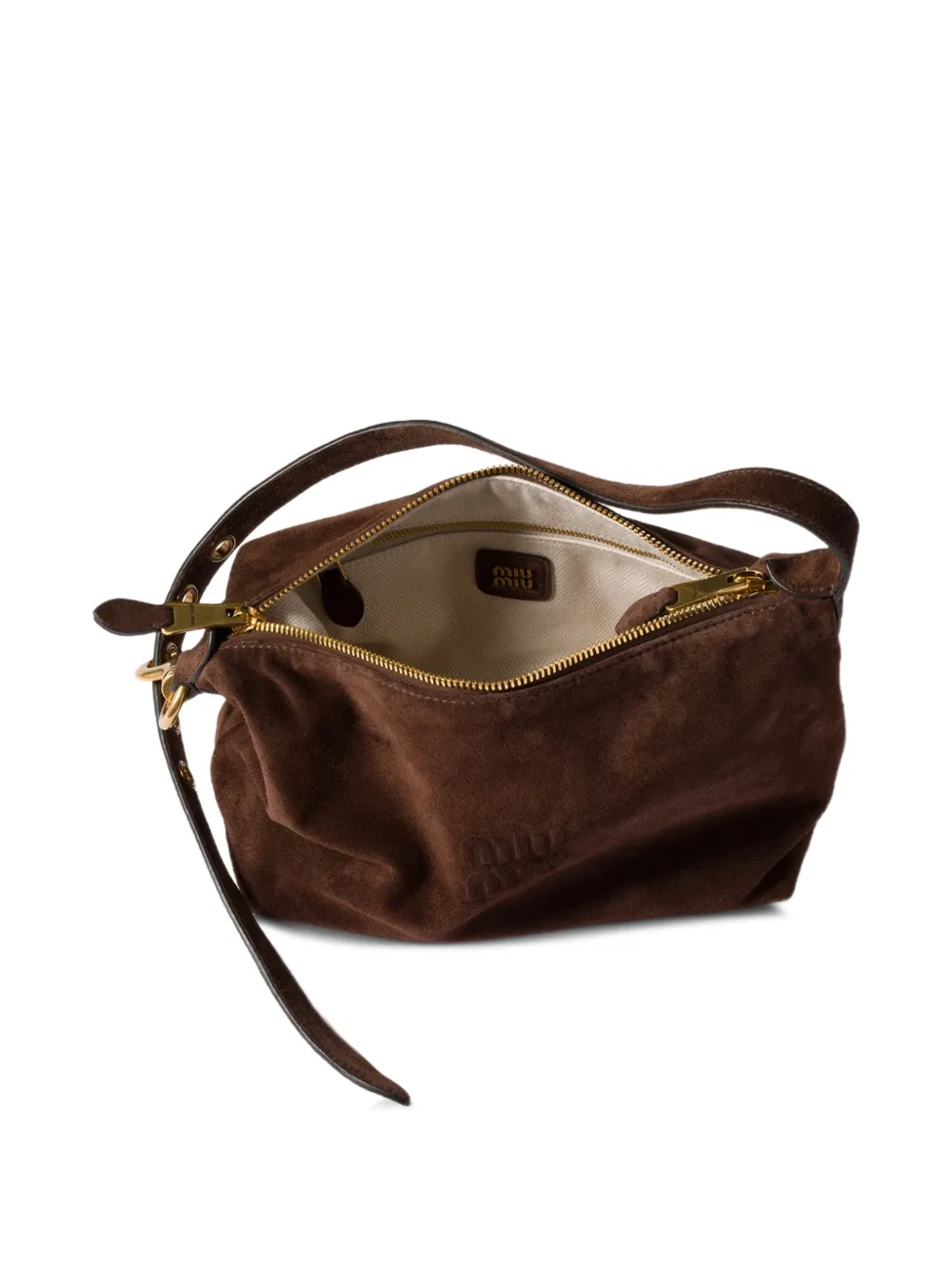Miu Spirit suède tas Bruin
