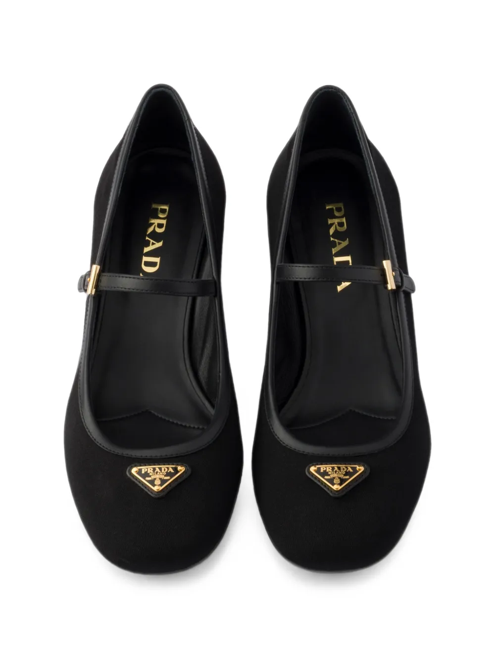 Prada fabric pumps Zwart