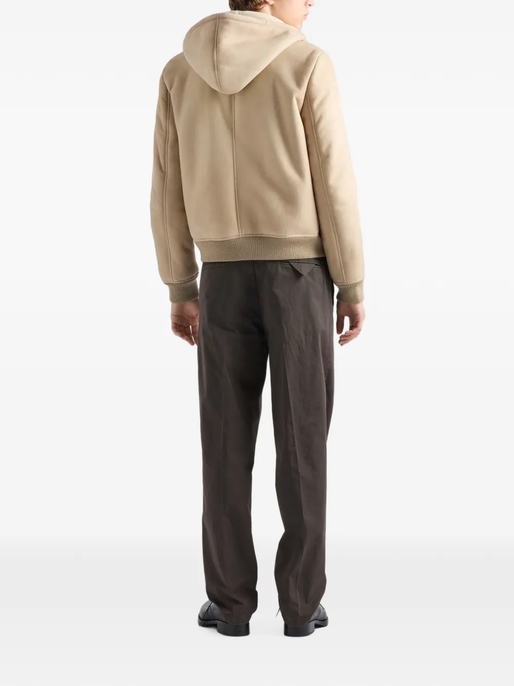 Prada Lammy bomberjack Beige