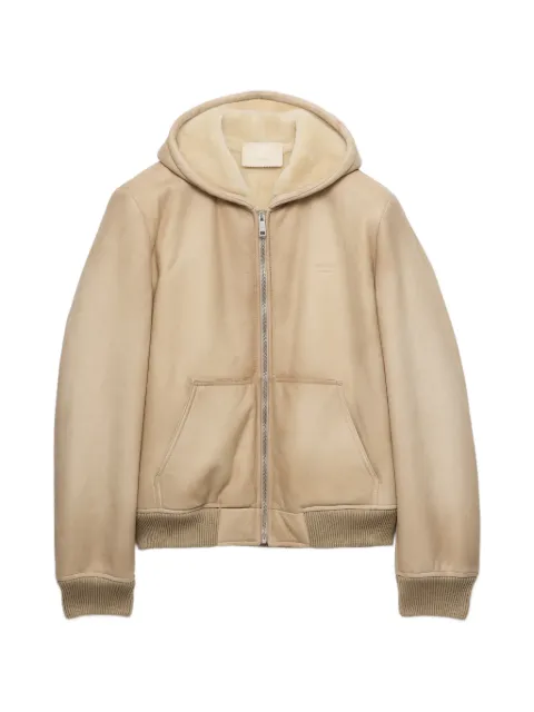 Prada shearling bomber jacket