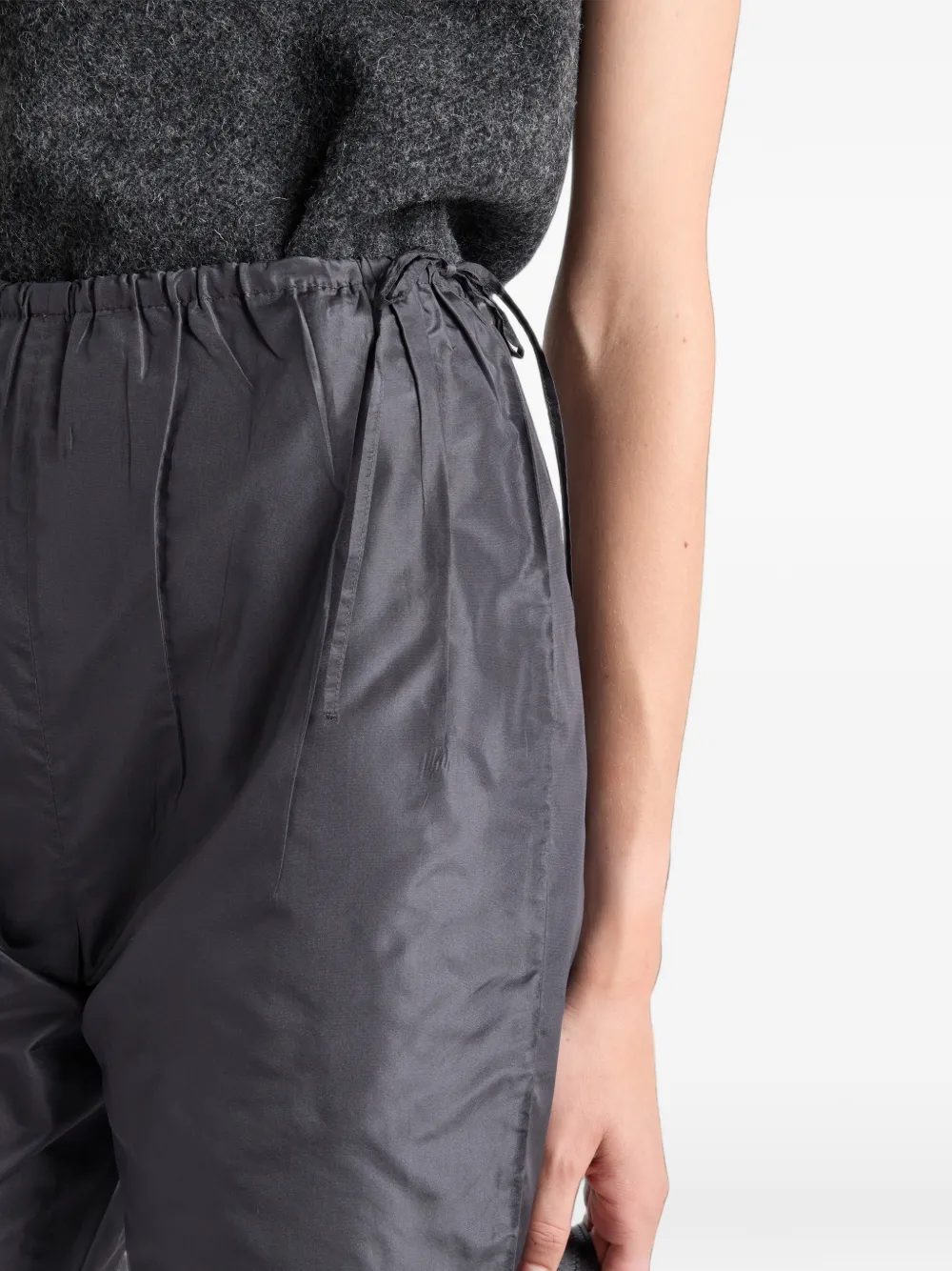 Prada Taffeta bermudas shorts Grijs