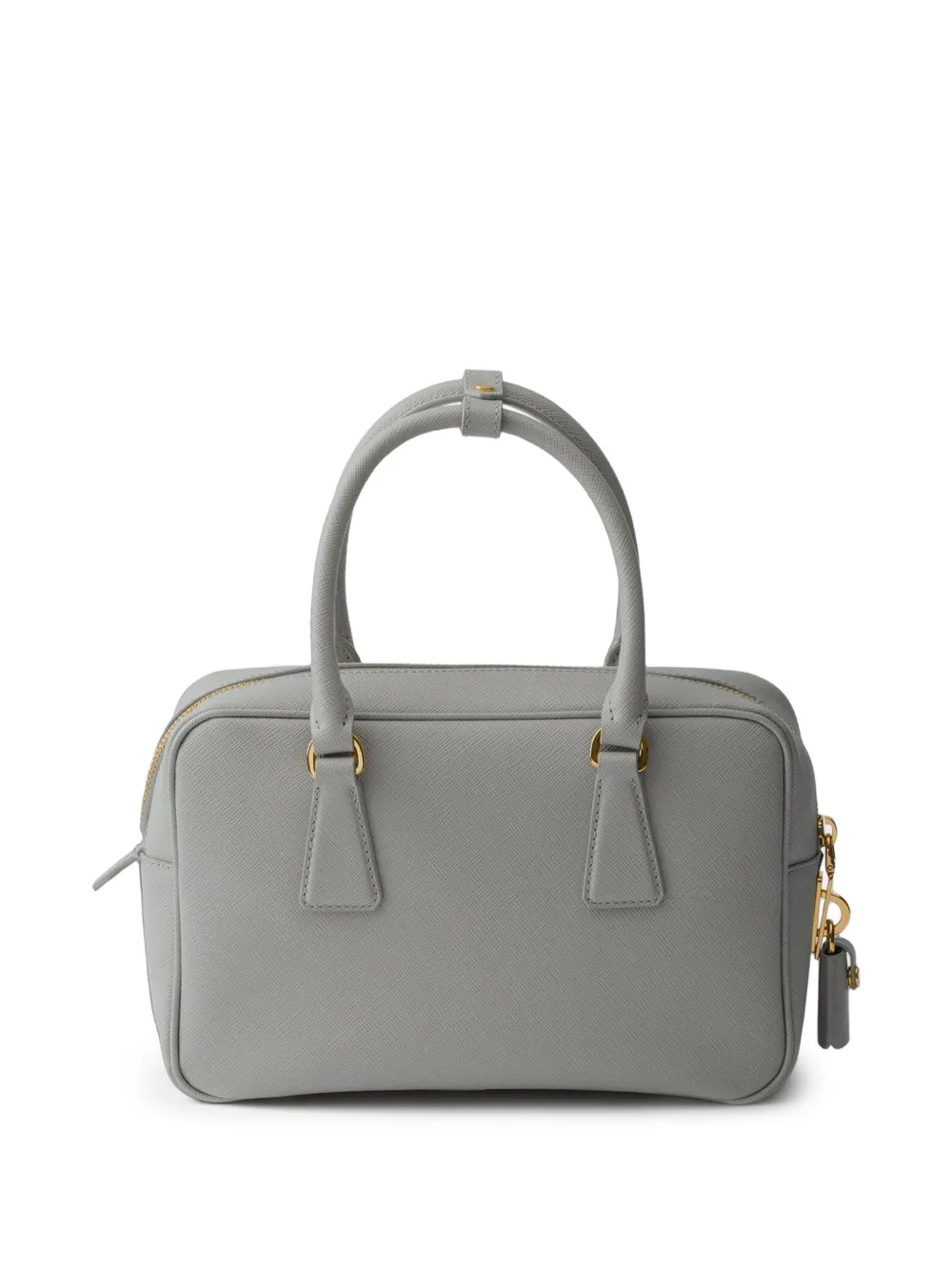 Prada small Saffiano leather top-handle bag Grijs
