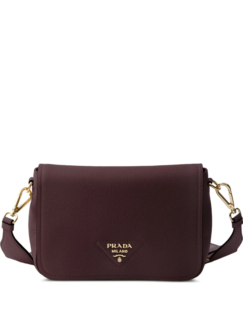 Prada leather shoulder bag - Rosso
