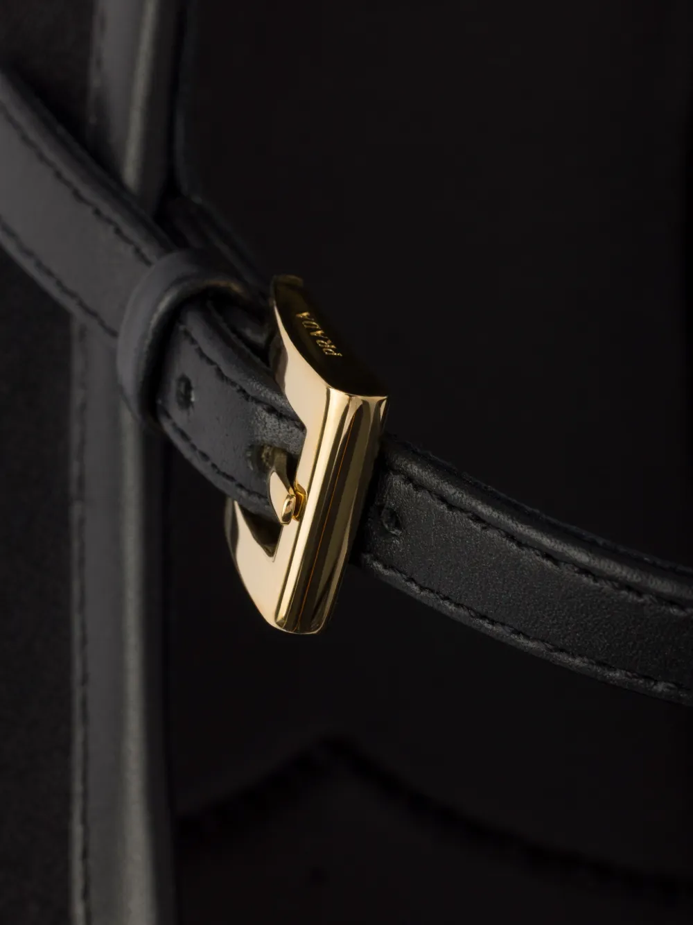 Prada Stoffen ballerina's Zwart