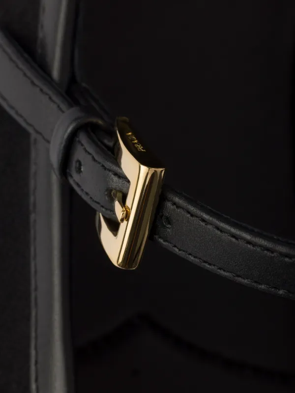 Prada ファブリック フラットシューズ | ブラック | FARFETCH JP