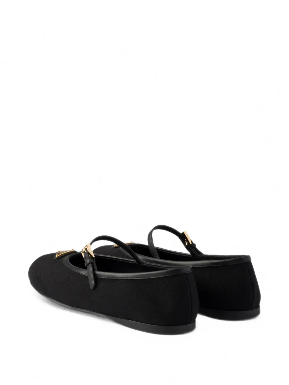 Prada Stoffen ballerina's Zwart