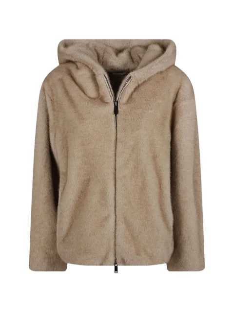 P.A.R.O.S.H. faux-fur hooded jacket